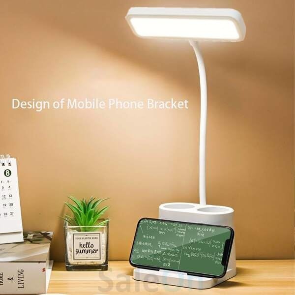 Chargeable LED Desk Lamp with Pen Holder