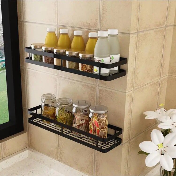 Wall Mounted Self Adhesive Spices Organizer