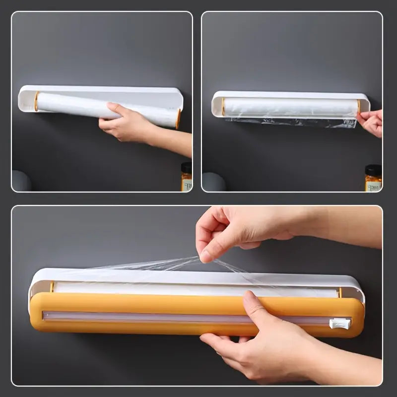 2in1 Foil Refillable Cling Wrap with Cutter