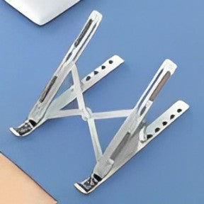 Aluminium Adjustable metallic portable laptop stand