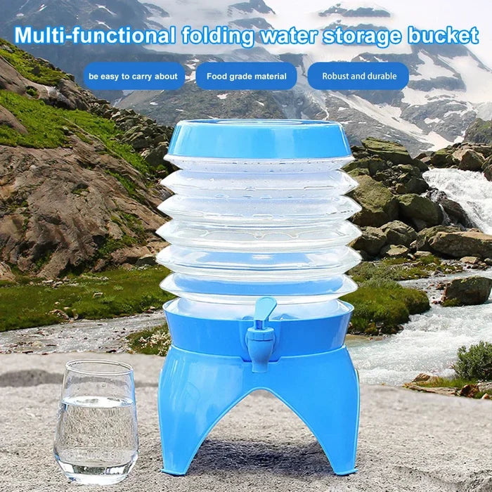 OUTDOOR FOLDING COLLAPSIBLE WATER BUCKET 7.5 Liter