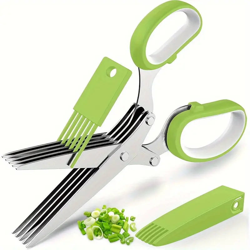 Multifunctional 05 Blade Vegetables Cutting Scissor