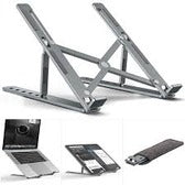 Aluminium Adjustable metallic portable laptop stand