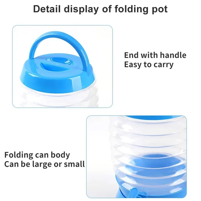 OUTDOOR FOLDING COLLAPSIBLE WATER BUCKET 7.5 Liter