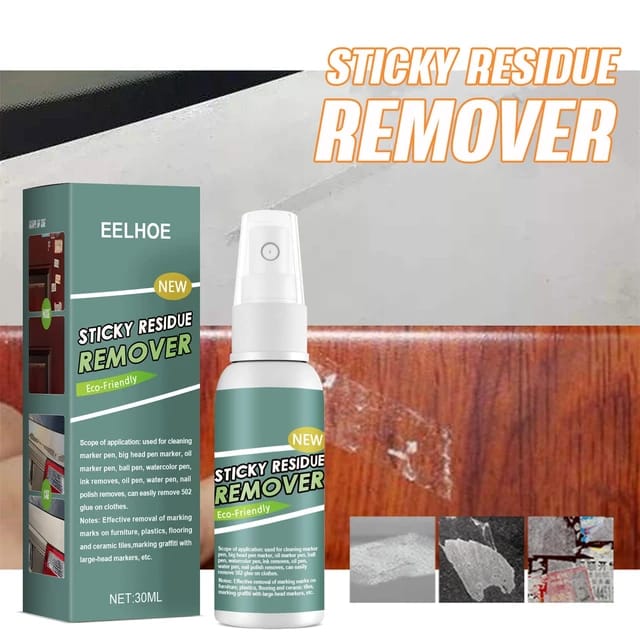 Adhesive Sticky Residue Sticker & Stain Remover Spray