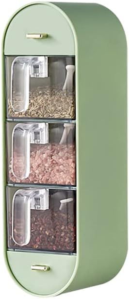 Wall-Mounted 05 Layer Kitchen Spices Organizer