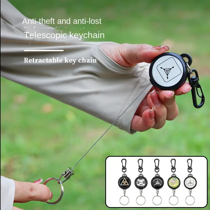 Anti theft Retractable Key Chain