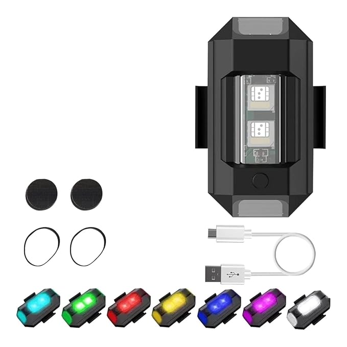 Multicolour Bike Sight Warning Lights