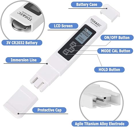 TESTER FOR WATER QUALITY AND TEMPERATURE