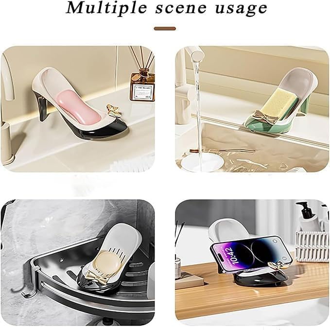 Multifunction High Heels Soap Tray