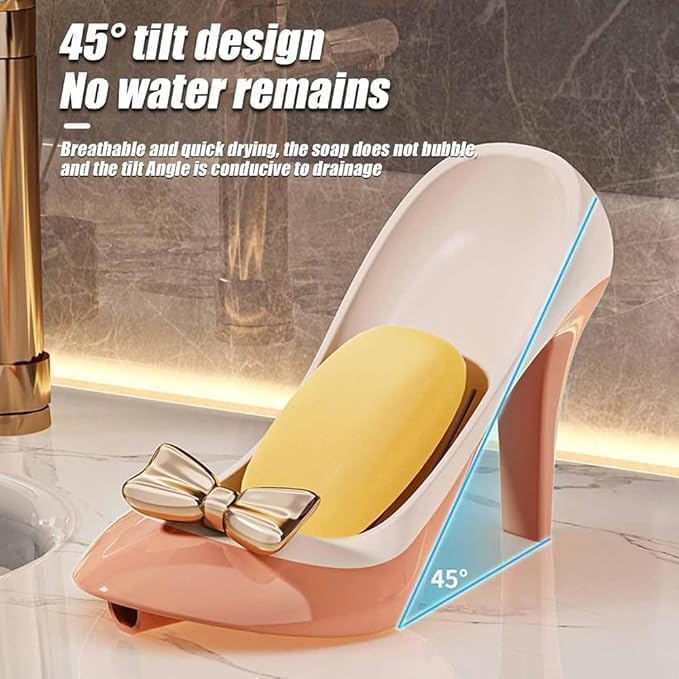 Multifunction High Heels Soap Tray