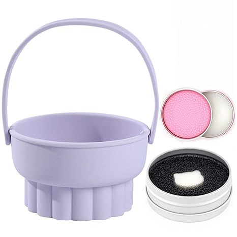 3 In 1 Silicone Cosmetic Brush Cleaner Bowl