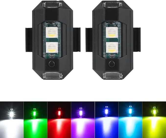 Multicolour Bike Sight Warning Lights