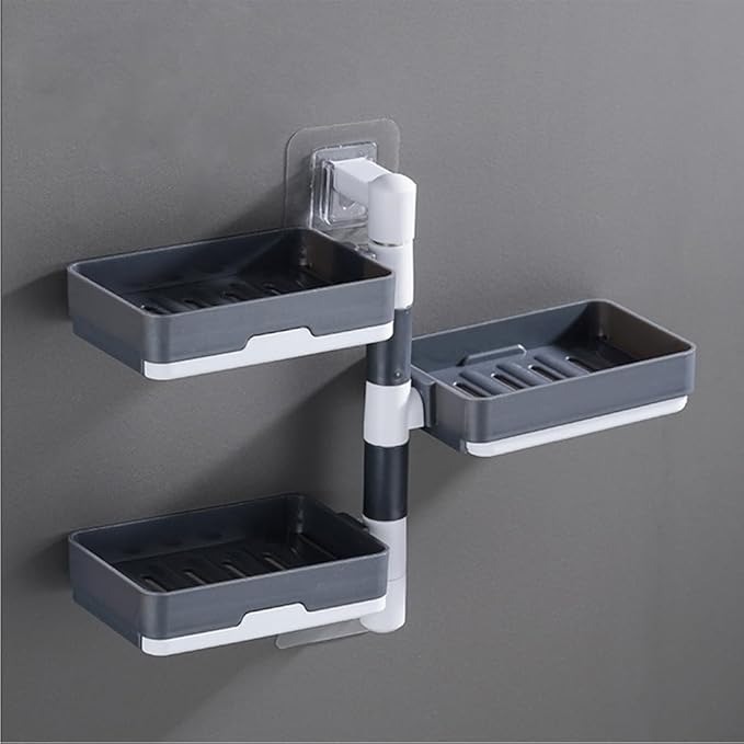 Wall Mounted 03 Tiers Soap Holder