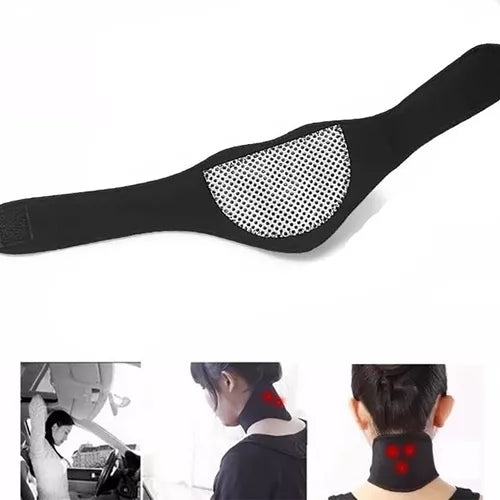 Self-Heating Nano Magnetic Neck Support Protector