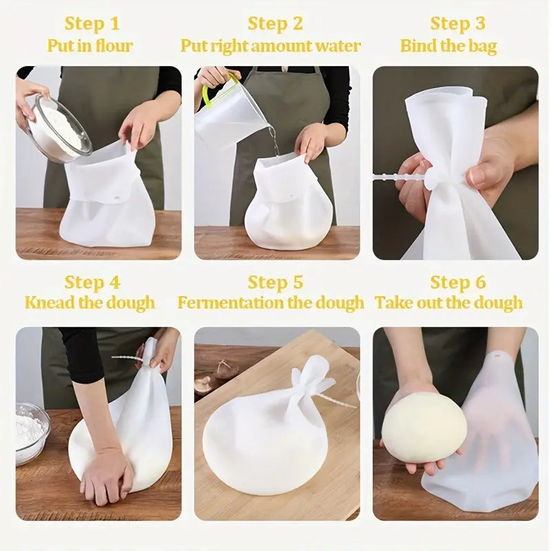 Dough Making Silicone Bags