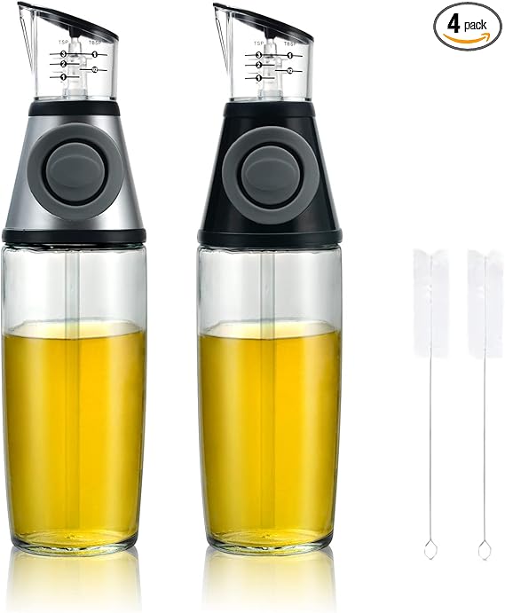 Manual Hand Press Oil and Vinegar Dispenser