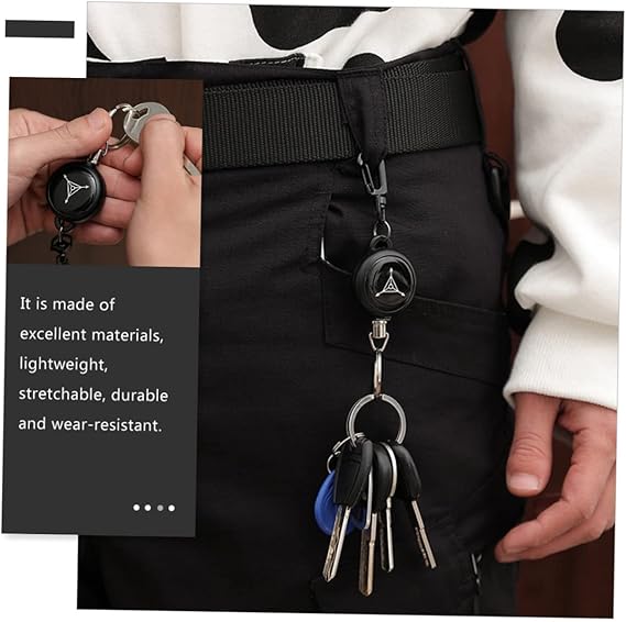 Anti theft Retractable Key Chain