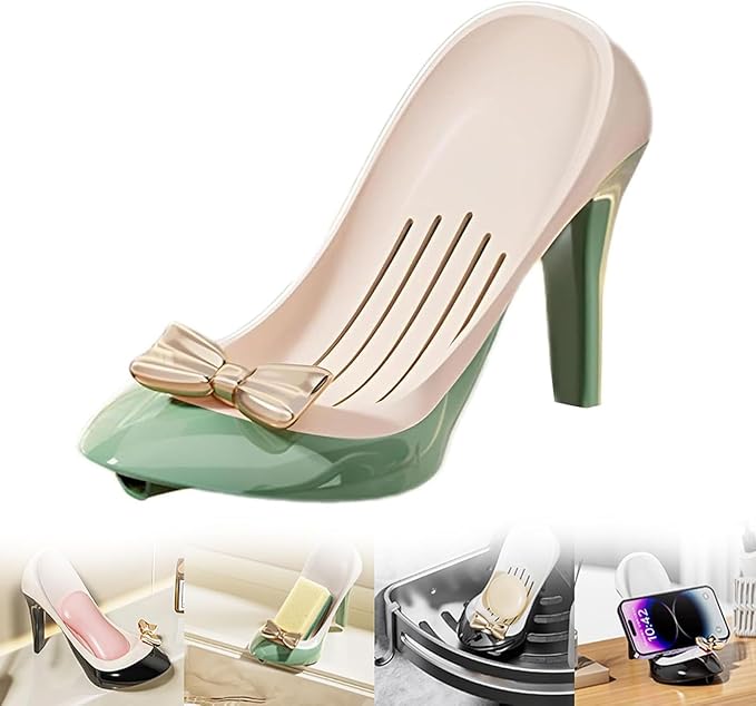 Multifunction High Heels Soap Tray