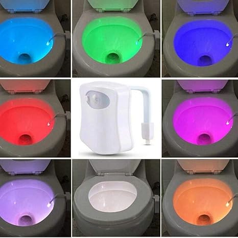 08 Colour Toilet Sensor Light