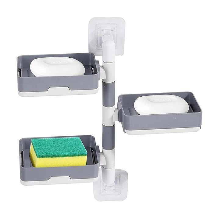 Wall Mounted 03 Tiers Soap Holder