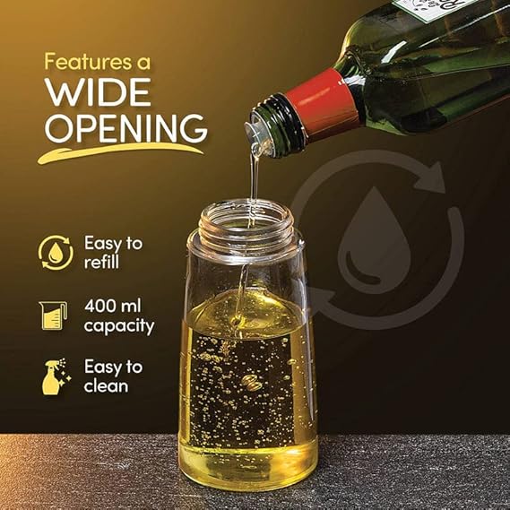 Manual Hand Press Oil and Vinegar Dispenser