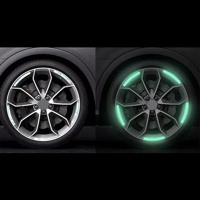 Car Tyre Reflective Stickers (20 Strips)