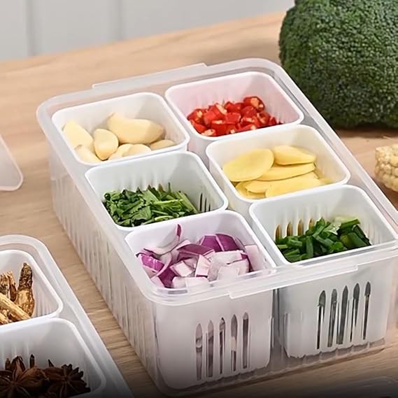 Six Portion Fruits and Vegetables Organizer