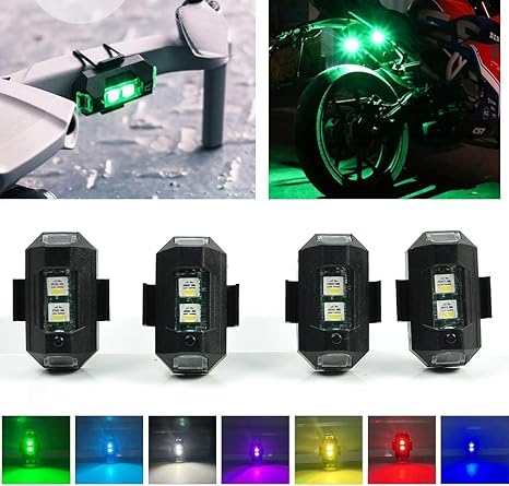 Multicolour Bike Sight Warning Lights