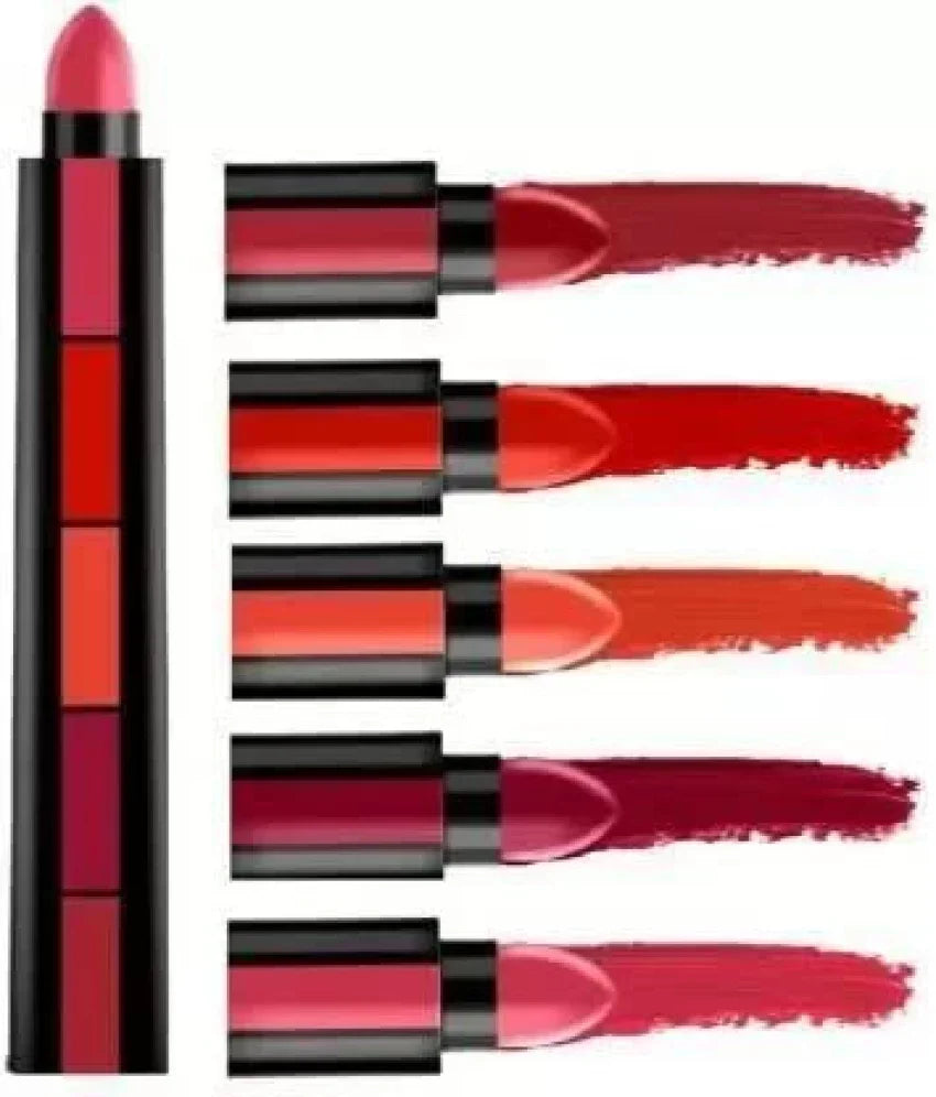 5 in 1 Lipstick Matte lipsticks Waterproof