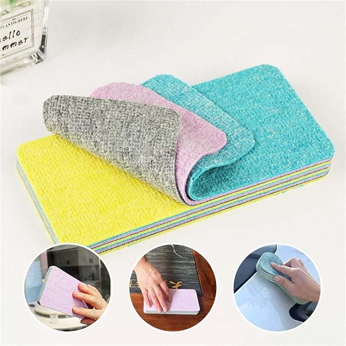 Rainbow Multi Layer Cleaning Reusable Rags