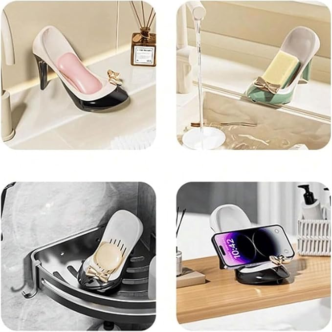 Multifunction High Heels Soap Tray