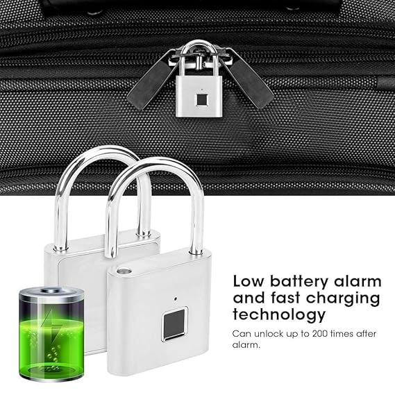 Electric Keyless Fingerprint Padlock