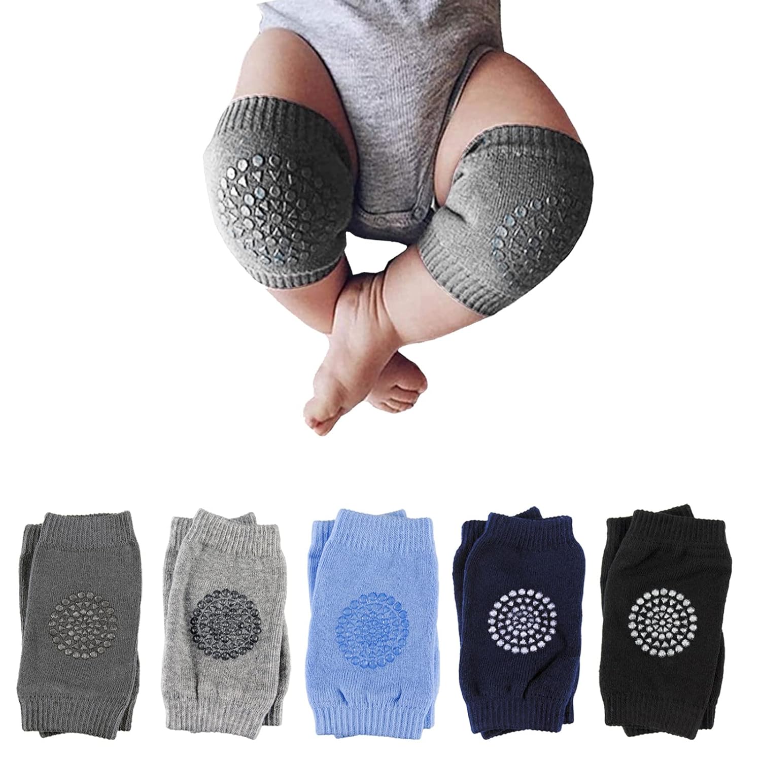 Baby Knee Pads, Toddlers Crawling Anti-Slip Protector