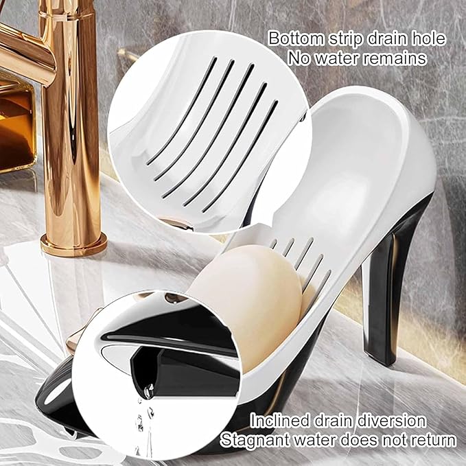 Multifunction High Heels Soap Tray