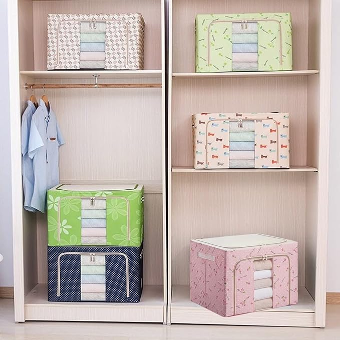 Steel Frame Wadrobe Storage Boxes