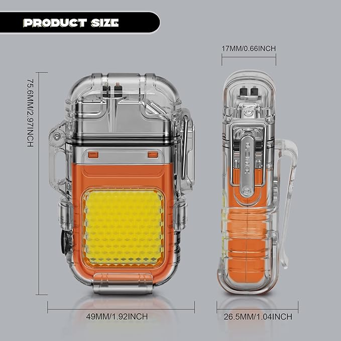 Rechargeable Waterproof Arc Lighter