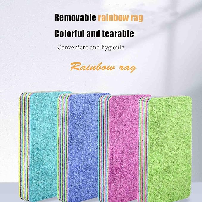 Rainbow Multi Layer Cleaning Reusable Rags