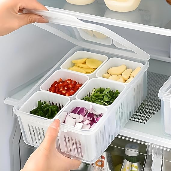 Six Portion Fruits and Vegetables Organizer