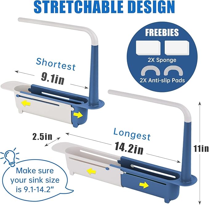 Telescopic Sink Storage Rack