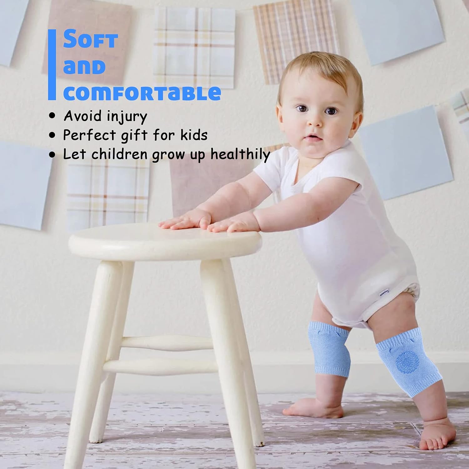 Baby Knee Pads, Toddlers Crawling Anti-Slip Protector