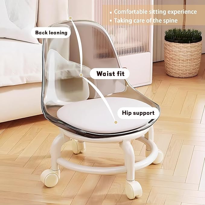 360 Degree Rolling Comfortable Chair With Back Support