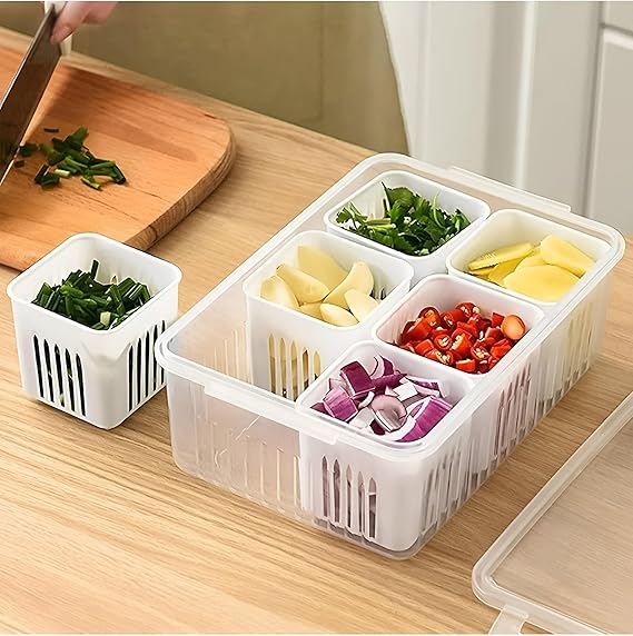 Six Portion Fruits and Vegetables Organizer