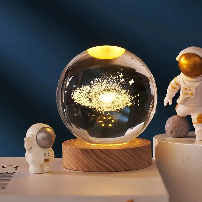 Astronomy 3D Crystal Ball with LED