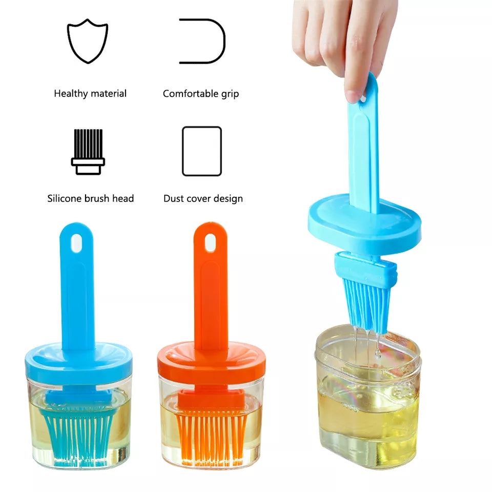 Silicone Oil Brush With Bottle