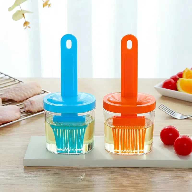 Silicone Oil Brush With Bottle