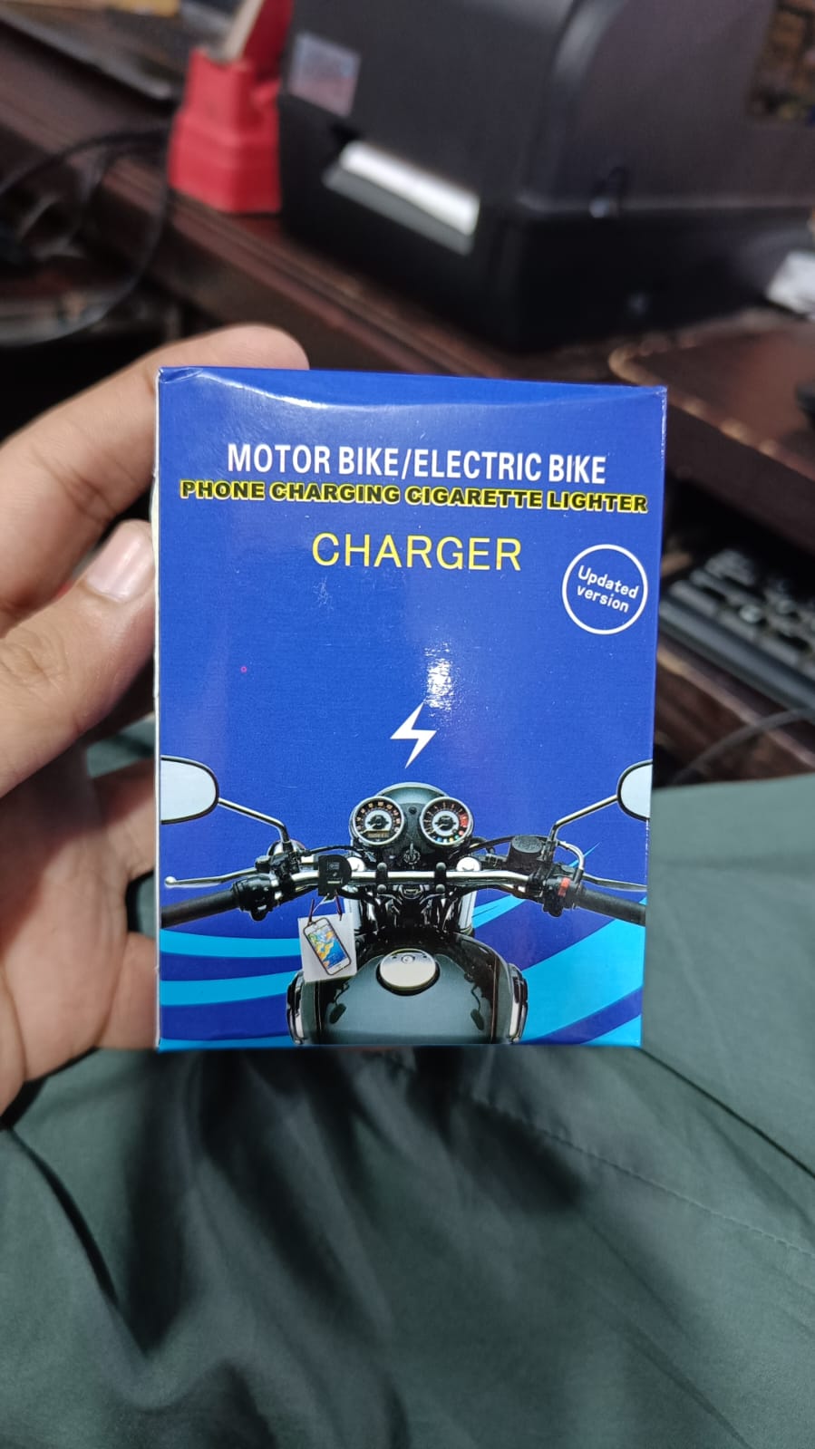 Motorcycle USB Charger Socket and Lighter