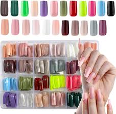 Nails 24 different colors, 576 pcs nails with box