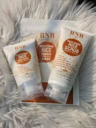 Korean Rice Facial Kit Face Wash,Brightening Glow 3 in 1 Scrub + Wash + Mask