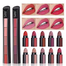 5 in 1 Lipstick Matte lipsticks Waterproof